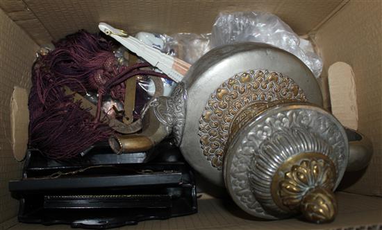 Misc items including teapot etc